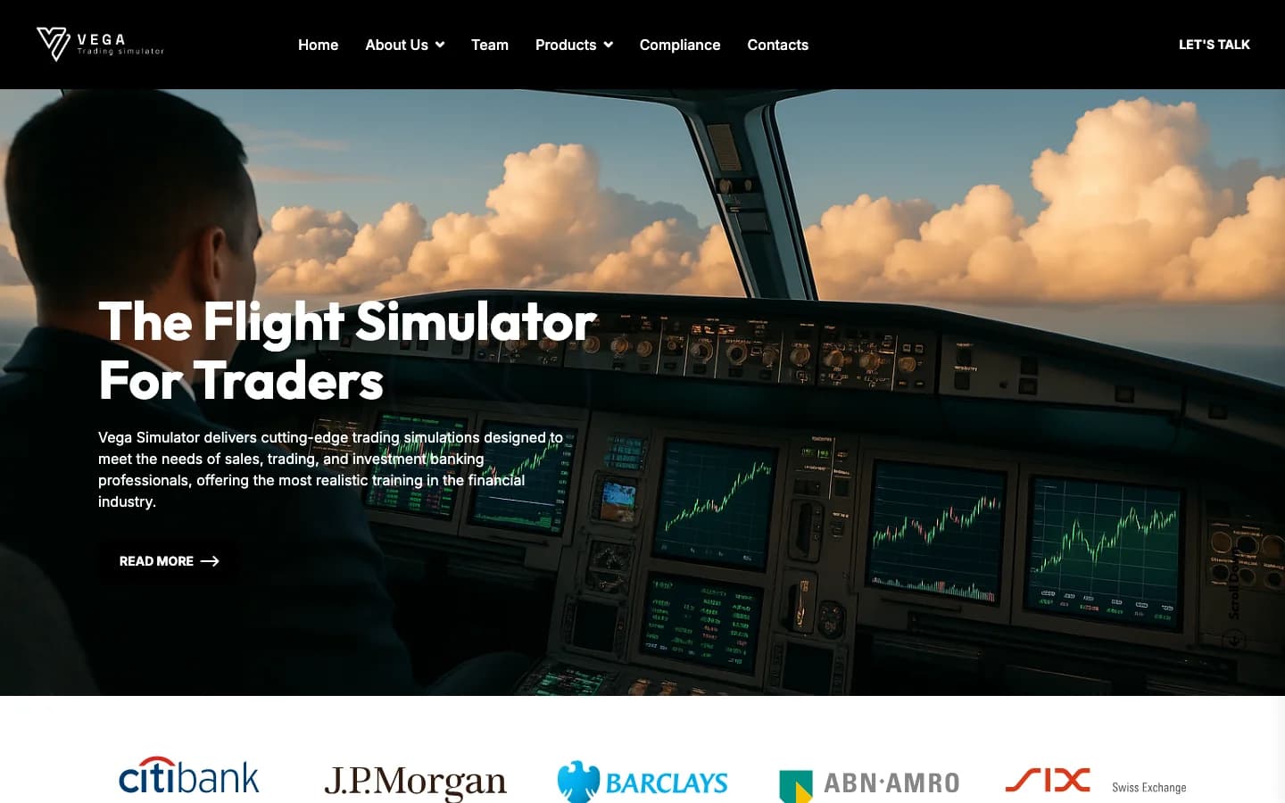 Vega Simulator homepage