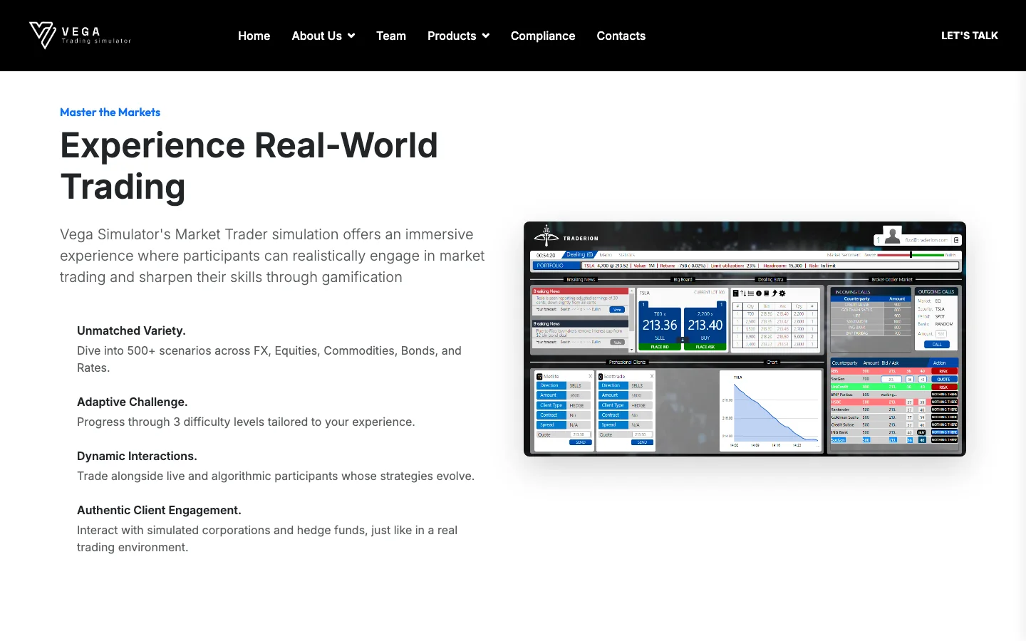 Market Trader product page